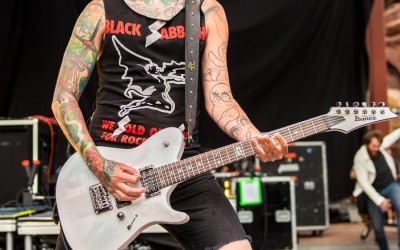 Ben Bruce of Asking Alexandria shot by Joseph Large