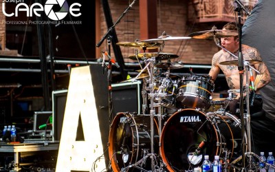 James Cassells of Asking Alexandria shot by Joseph Large
