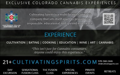 Cultivating Spirits full page ad shot by Joseph Large